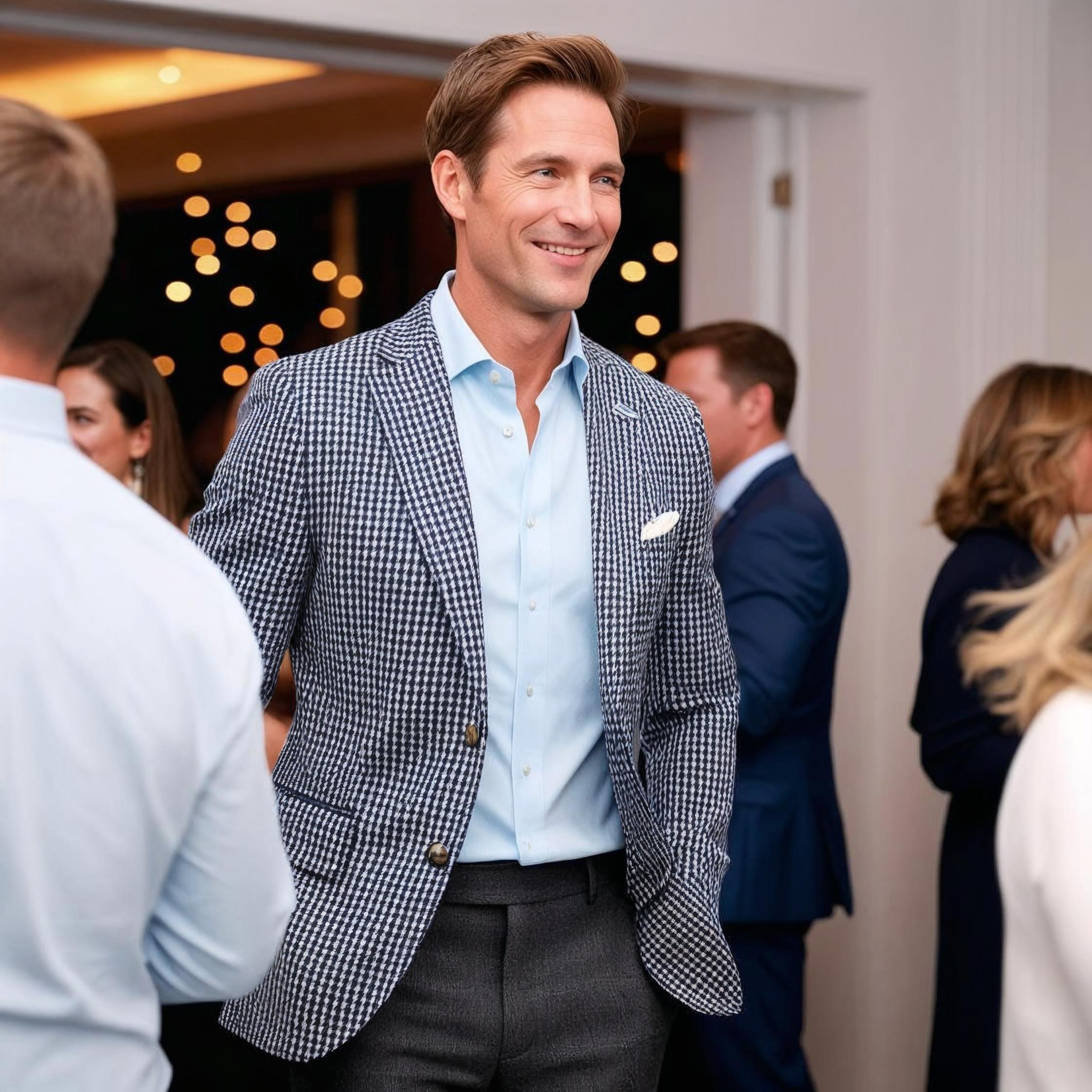Sport coats available at Zane in Jacksonville in off-the-rack and tailored options, including custom Essential and Signature styles made from premium fabrics with nationwide shipping.