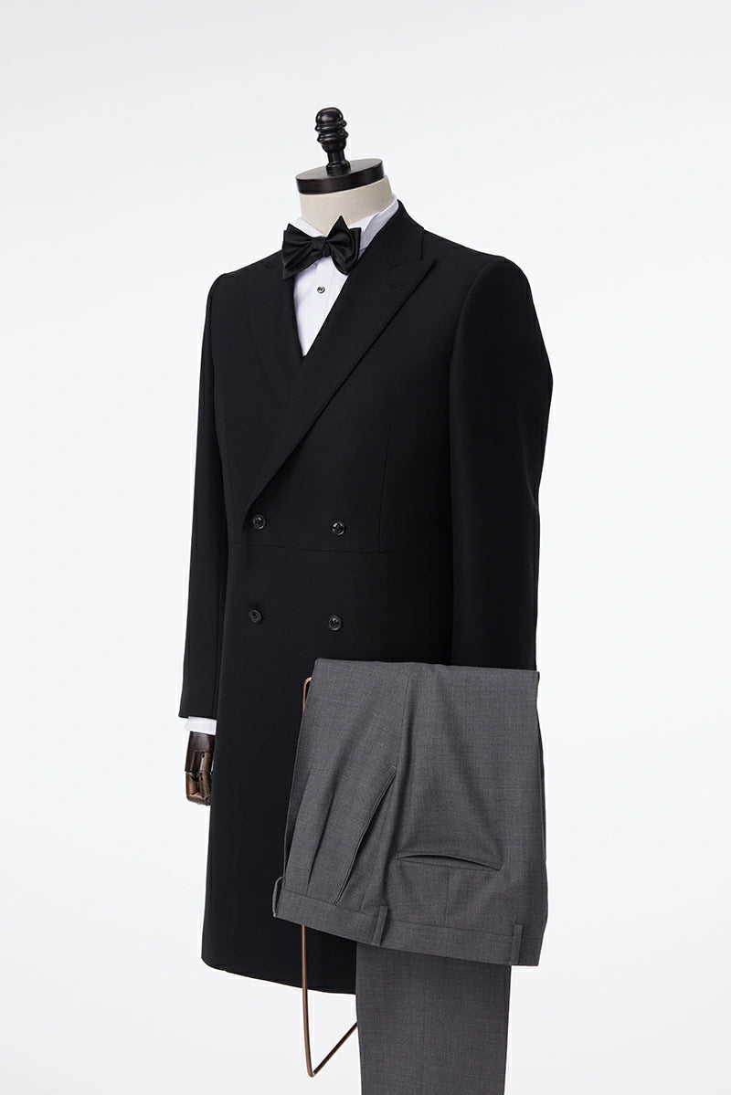 Black Formal Long Coat