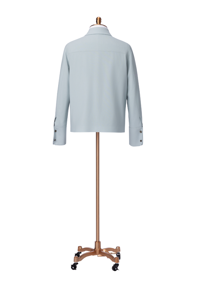 Preston Blue Stretch Wool Jacket