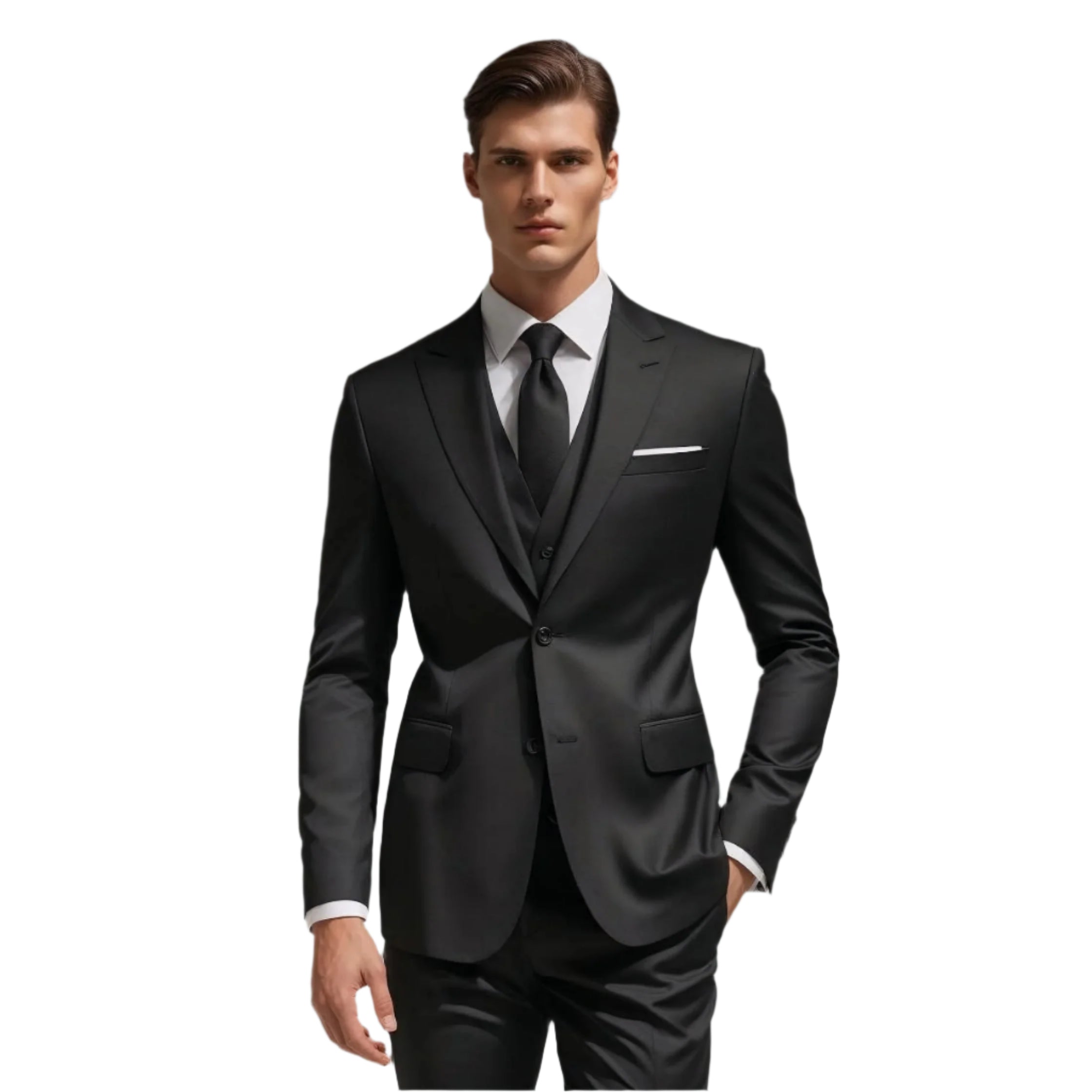 Black suits for business and wedding , graduations