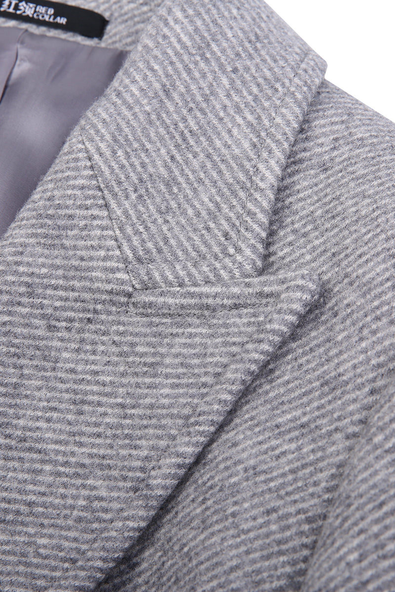 Elora Gray Wool Overcoat