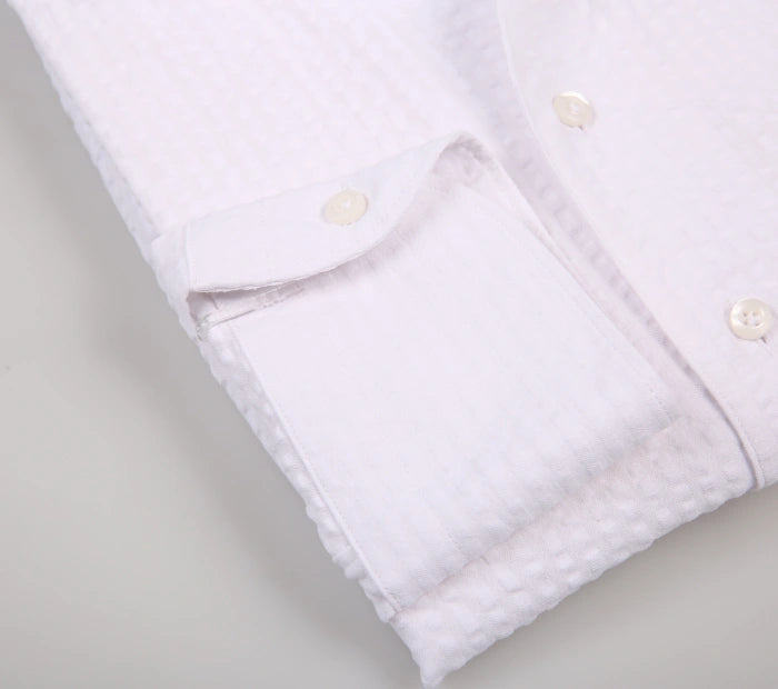 Milan Textured White Shirt