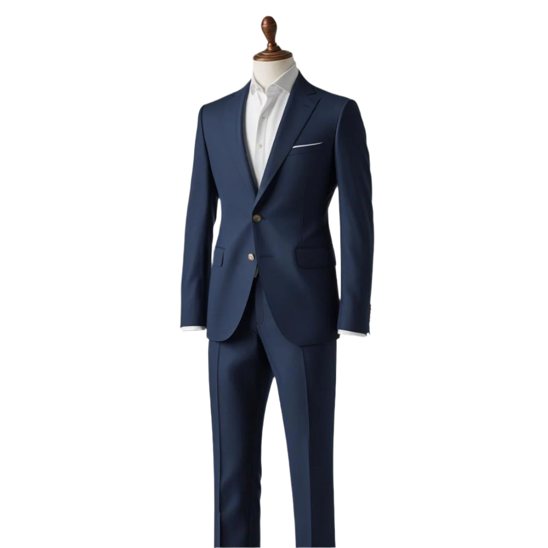 Black 2 piece suit for men with notch lapel jacket matching vest and trousers worn with a white shirt and black tie ideal for formal occasions or business settings made to order in standard or custom sizing available in various fabrics. big and tall classic fit suits
