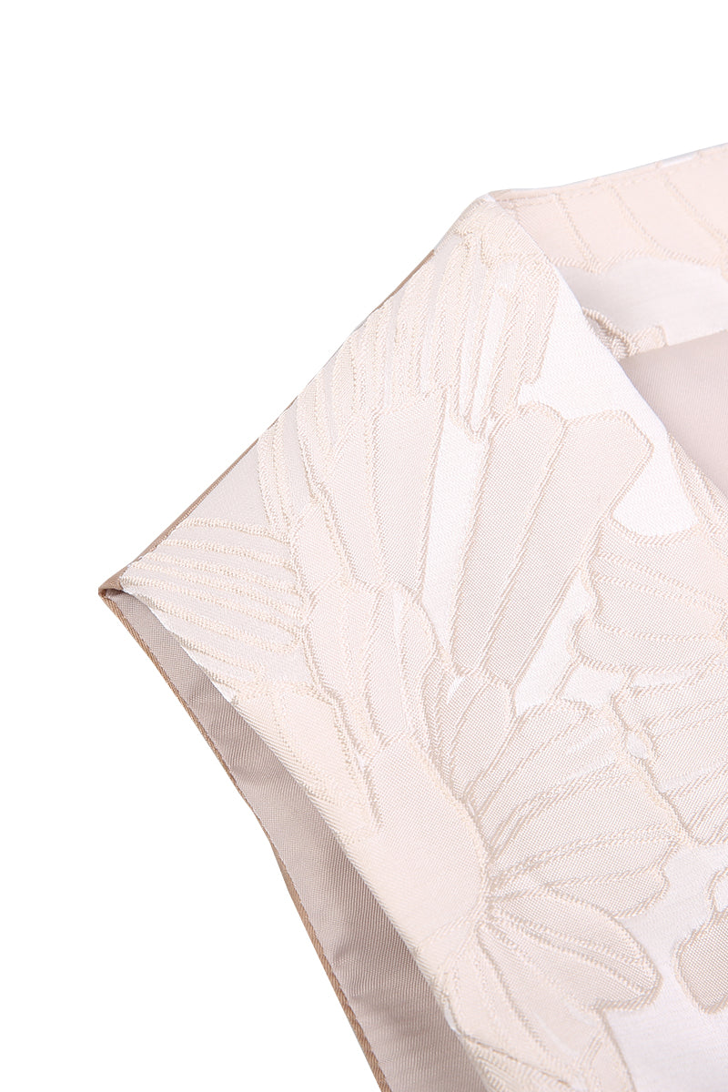 Ivory Flora Jacquard Women's Vest