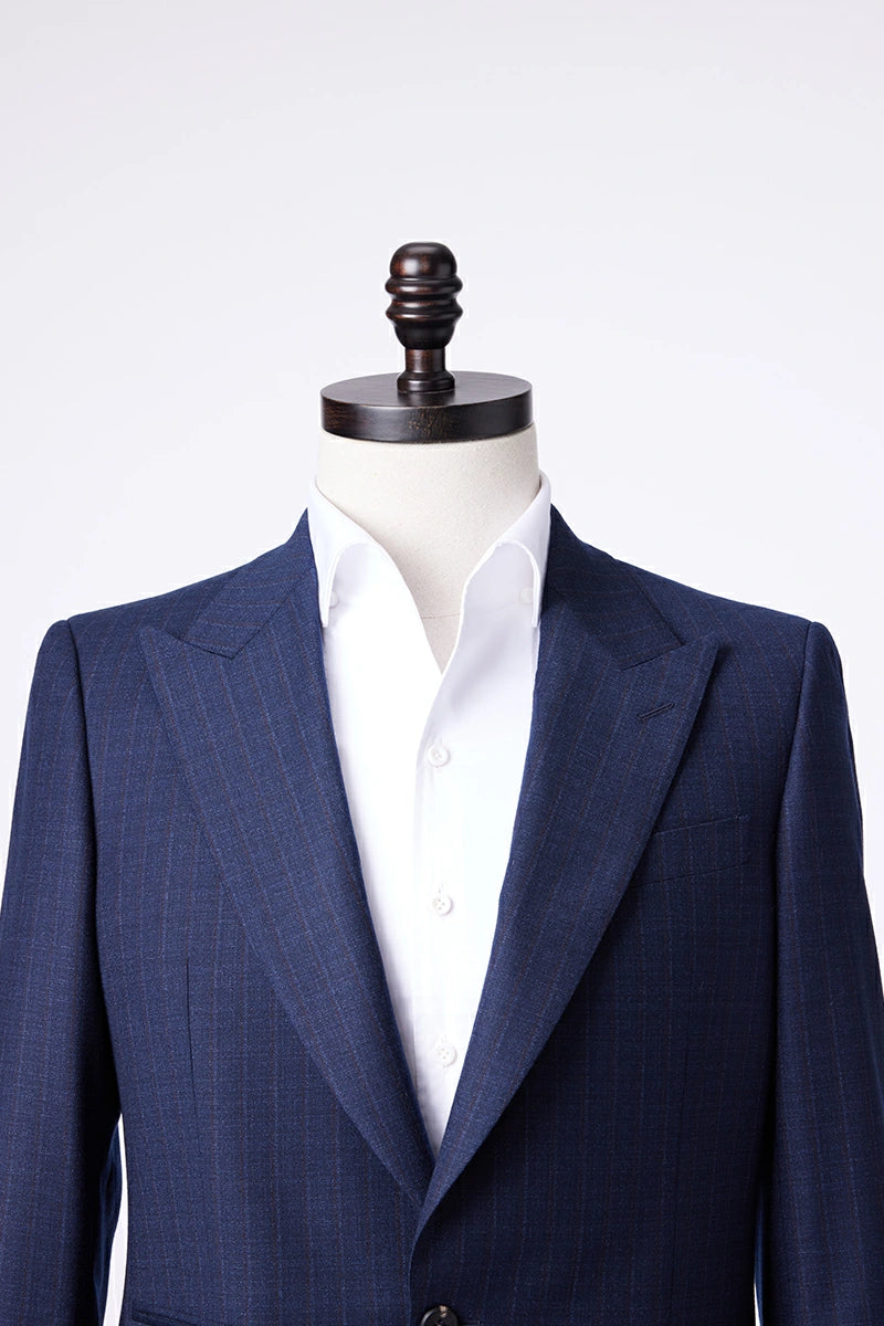 Essential Wool Blend Stripe Suit