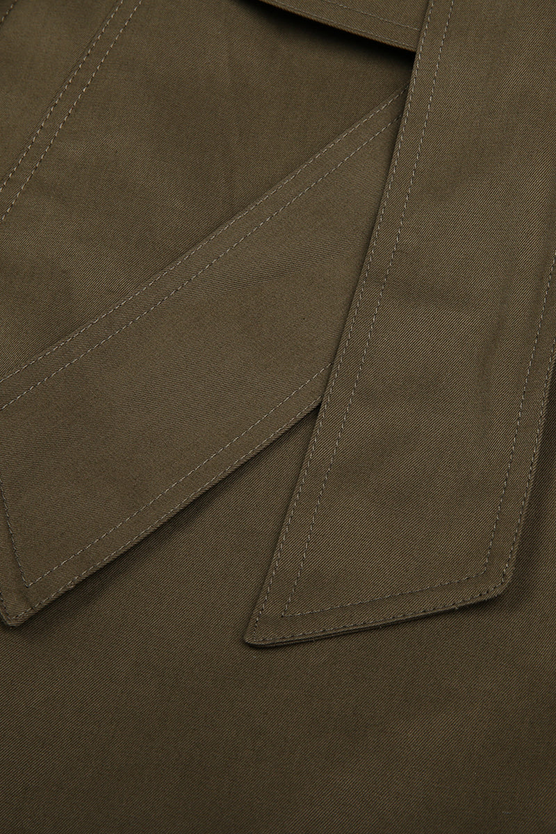 Close-up of a brown fabric texture