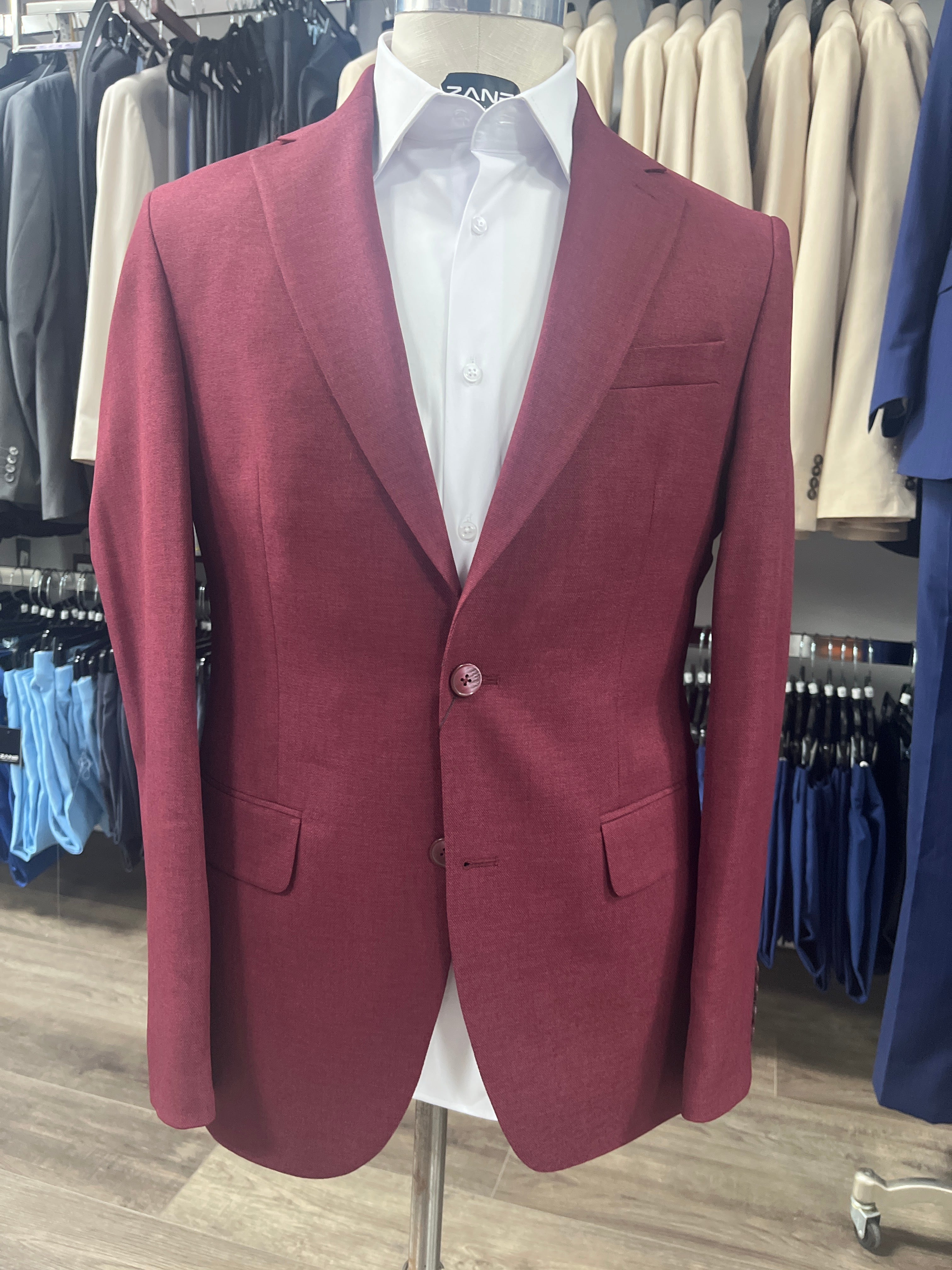 510610 - Slim Sport Coat Maroon
