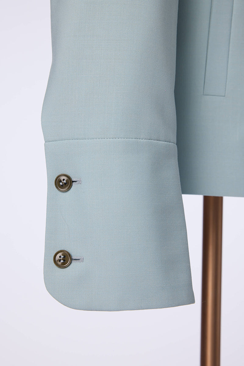 Preston Blue Stretch Wool Jacket
