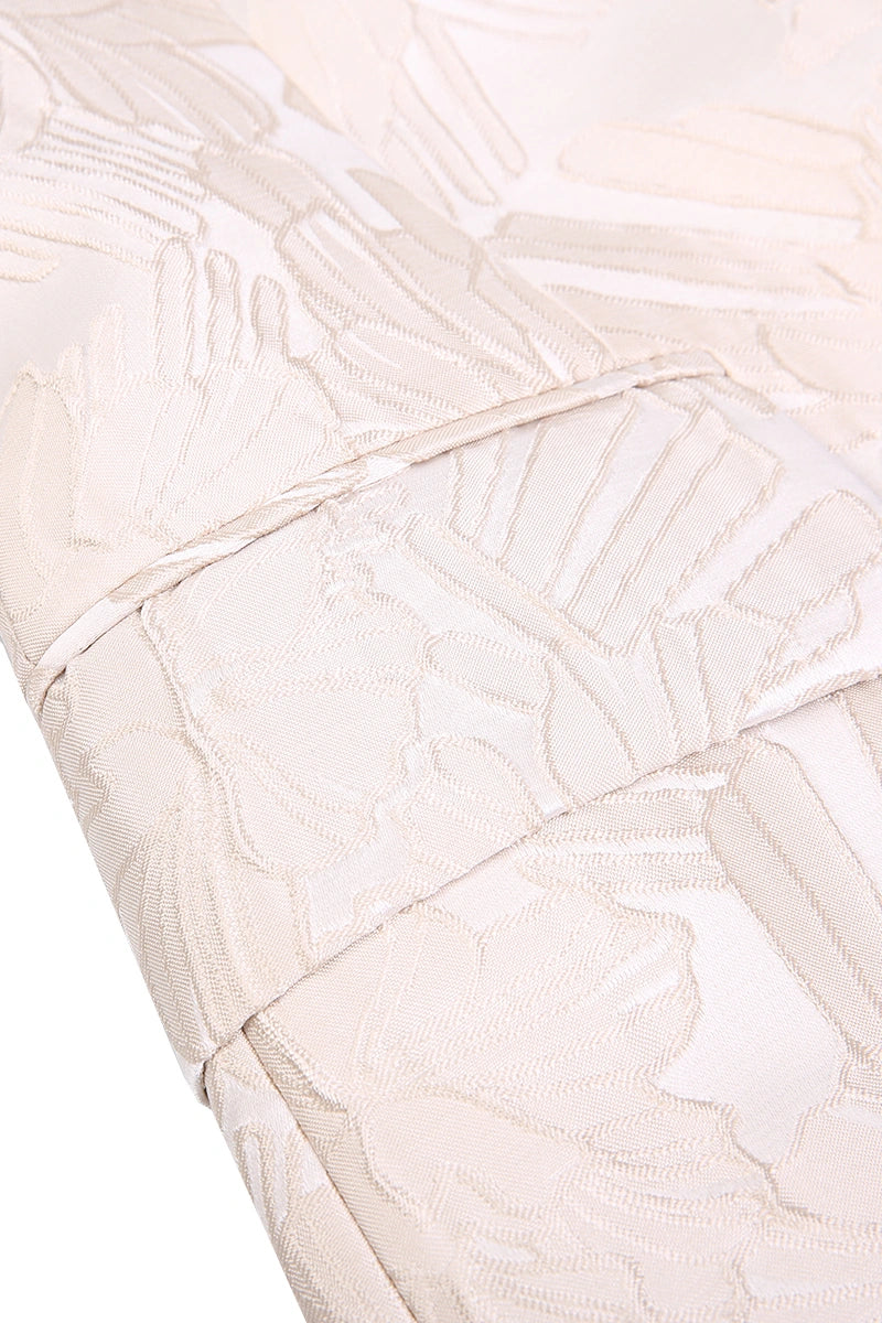 Ivory Flora Jacquard Women's Blazer