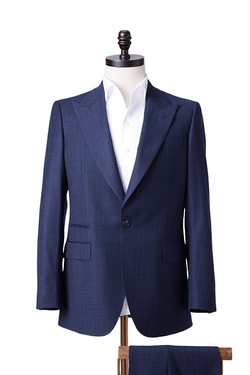 Essential Wool Blend Stripe Suit