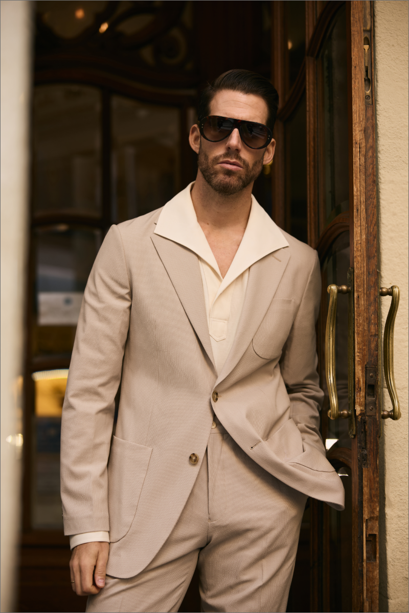 Summer Tan Suits for men , beach suit 

